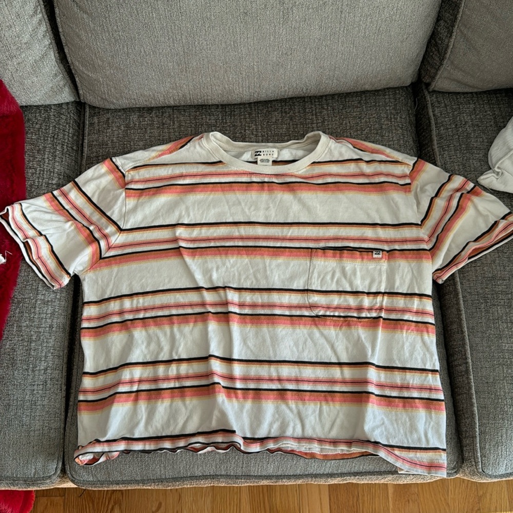 EUC billabong crop tshirt size S